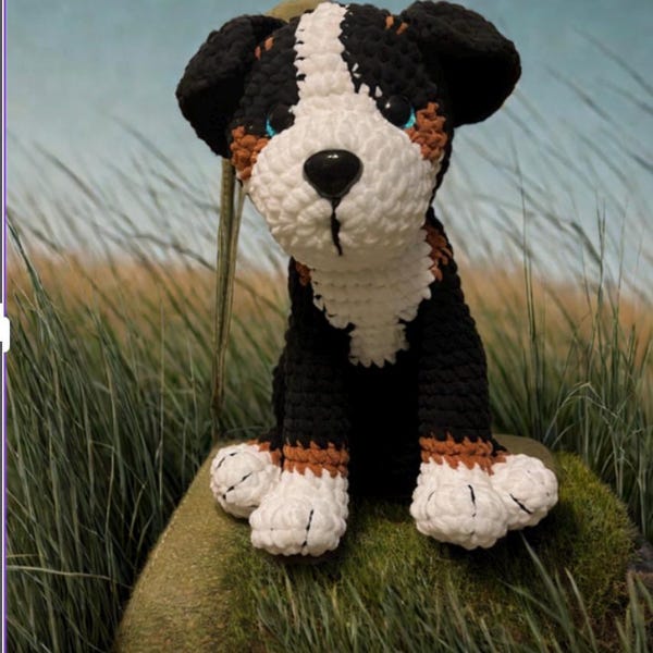 Bundle of 2 Crochet Patterns/ Amigurumi Pattern Crochet Dog/ Rottweiler ...