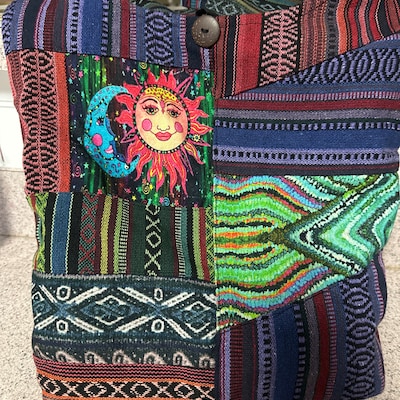 Trendy Handmade Hemp Outdoor Travel Bag Shoulder Bag Crossbody - Etsy