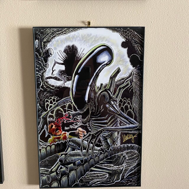 Alien Xenomorph SIGNED 11x17 Print (horror / Scifi Art