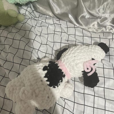 Crochet Playsuit Pink Bunny main image 1