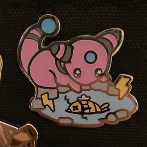 Grumpy Lizard Tyranitar Enamel Pin | Etsy