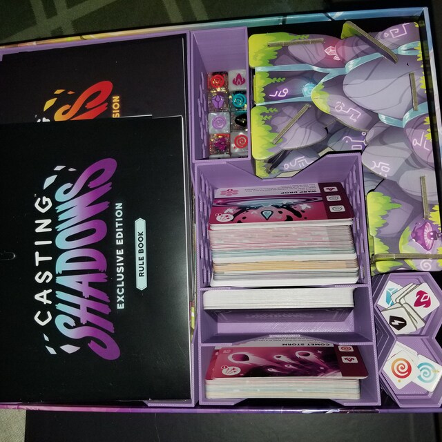 Casting Shadows Board Game Insert: Fits Sleeved/standard Cards & and All  Expansions - Etsy
