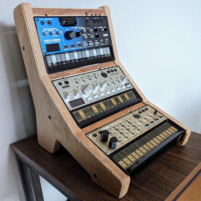 SEQUENZ volca KORG ボルカシリーズ用 ラック スタンド SEQUENZ VOLCARACK-3X3 volca rack ボルカシリーズ用 ラック