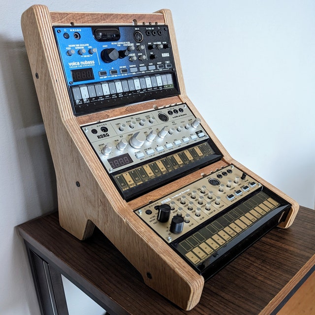 Korg Volca 3-tier Wooden Stand With Cable Management / Volca 