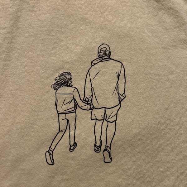 Bite For You Dad Photo - Personalized Custom Long Sleeve T-Shirt