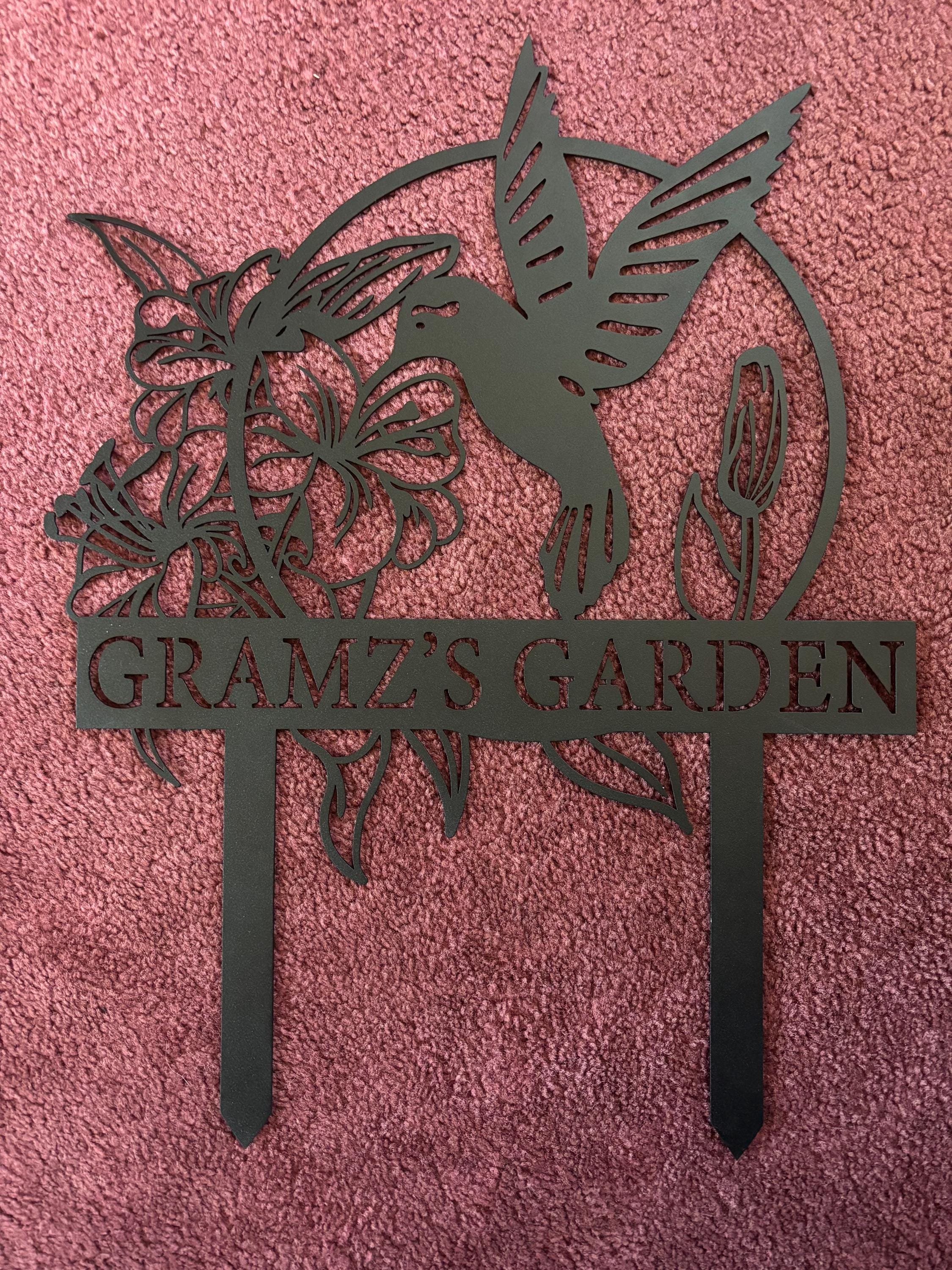 Custom Metal Garden Stake, Garden Marker, Every Garden Metal Stake, Personalized Gift, Gardener Name Sign, Mom Garden Sign, Outdoor Yard Art
