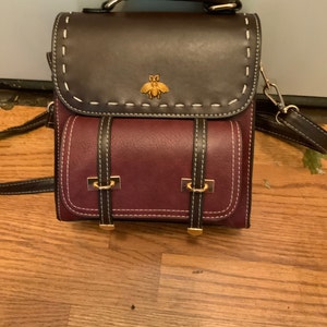 bumblebee leather backpack