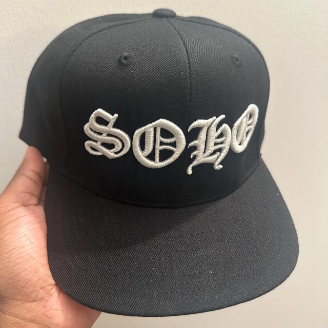 キャップ Custom vintage cap Custom Vintage Script Hat, Yupoong Classic Snapback Hat