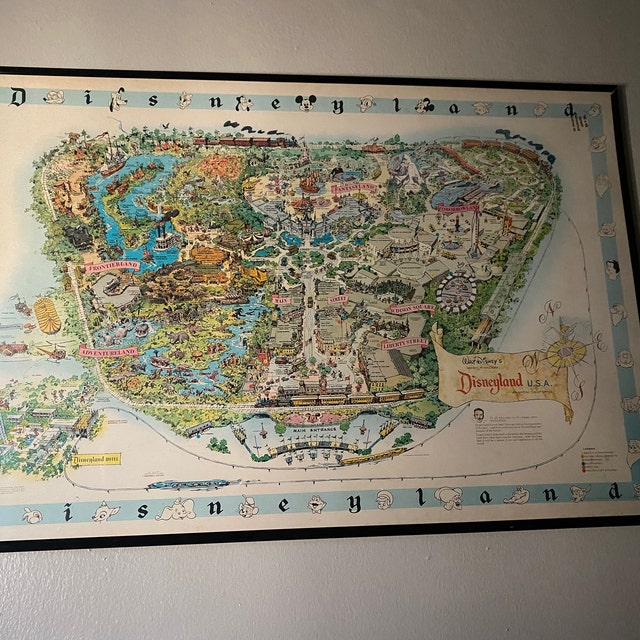 マジックキングダムマップポスター ディズニーマップポスター