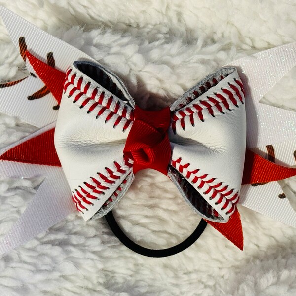 Baseball Ribbon Red Stitches for Gift Wrap, Cheer, Hats, Quilting ...