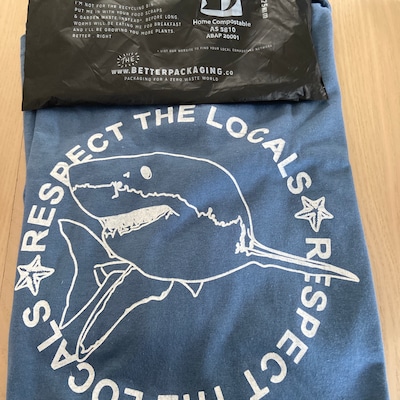 Respect the Locals Shark Tshirt - Etsy