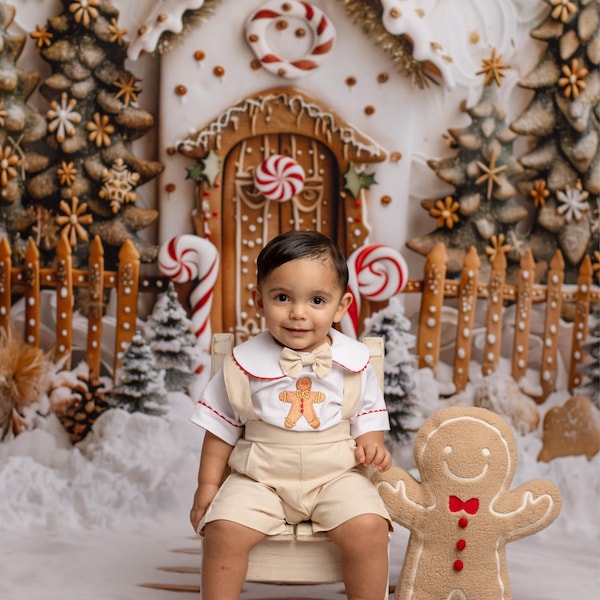 Funtasia Baby / Toddler Boys Green Holiday Plaid Longall main image 0