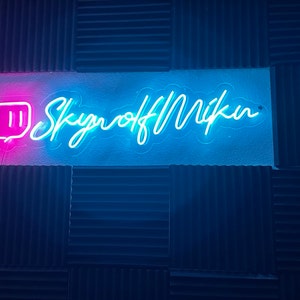 Gamer Neon Sign Custom, Game Room Decor, Personalized Gamer Tag Sign ...