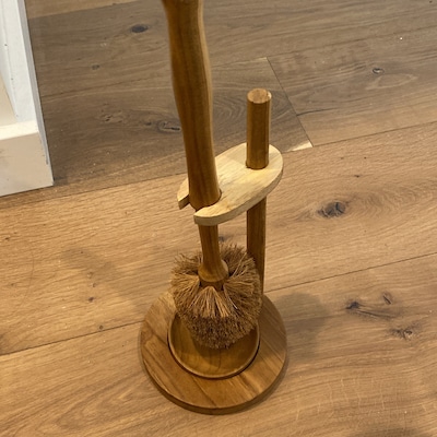 Plastic Free Toilet Brush Set Eco Friendly Toilet Brush Wooden Toilet ...
