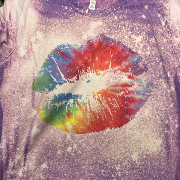 Tie Dye Lips PNG File, Sublimation Design, Digital Download - Etsy