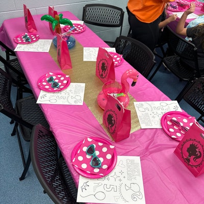 Customized Barbie Coloring Page / Barbie Birthday Favors / Barbie