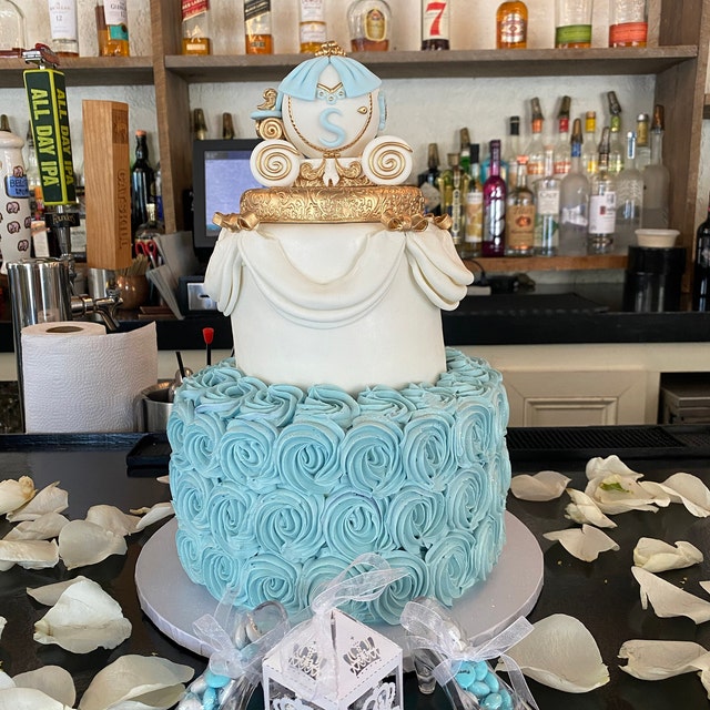 Cinderella Carriage Birthday Cake Tier