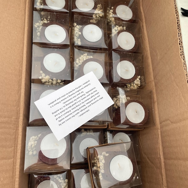50 PCS Wedding Favors for Guests in Bulk | Rustic Wedding Favors ...