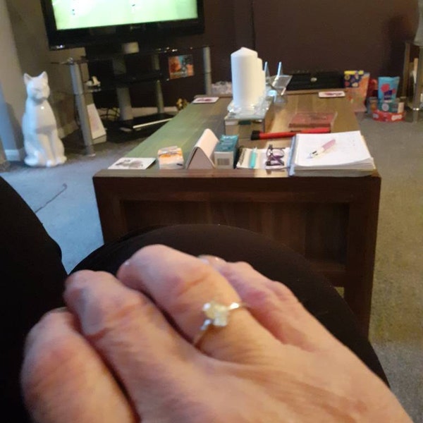 Sterling Silver Rotatable Planet Ring, Fidget Ring, Adjustable Size ...