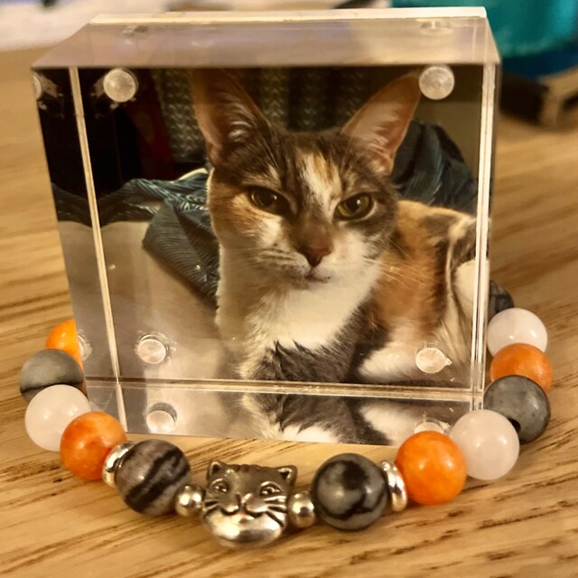 Calico Tabby Cat Bracelet | Cat Bracelet | Cat Lover Gift