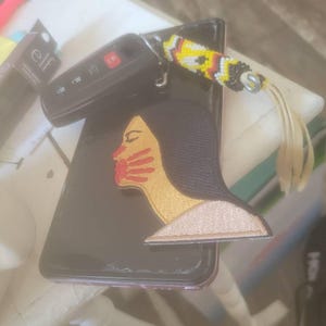 Officially Licensed Minnie Mouse With Name Tag Patch Disney Iron on Embroidered CA4