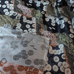 Two Toned Fabric, 15cm Wide 3D Folds Ruffle Organza, Designer Fabric ...
