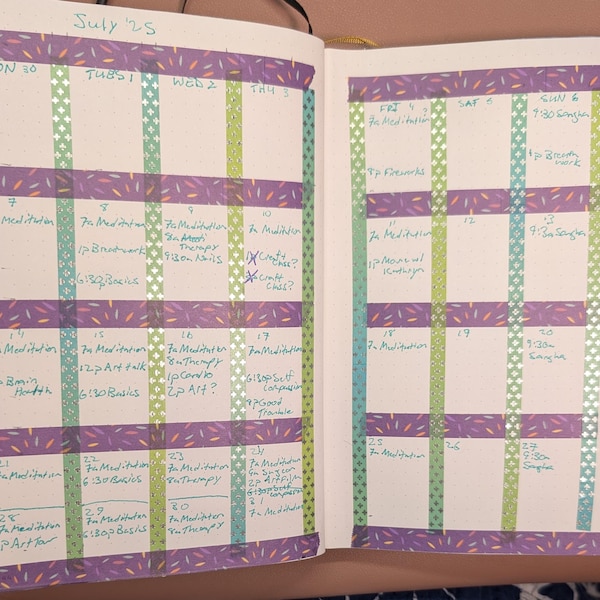 A5 Journal Grid Guide With and Without Spacing - Print Your Own - Etsy