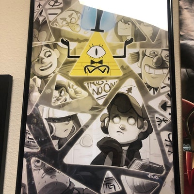 11x17 PRINT Gravity Falls Bill Cipher - Etsy