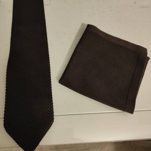 mens dark brown tie