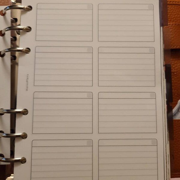 Inbox | Personal Wide Printable Planner Inserts | Blank Box to Do List ...