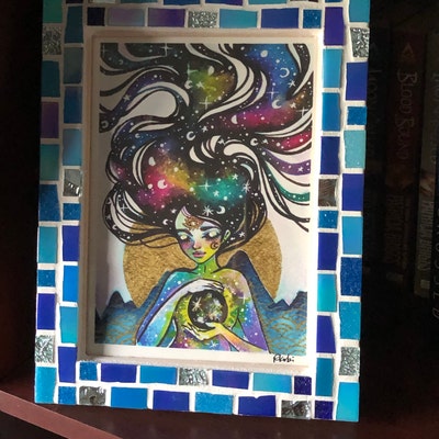 The Universe Inside 5x7 Inch Full Moon Inspired Art Print - Etsy