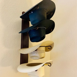 American Made Crown up Six Hat Rack Black by Mark Christopher - Etsy