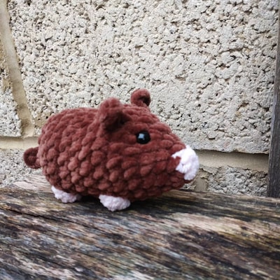 Pip Siberian Flying Squirrel Crochet Pattern English Using US Crochet ...