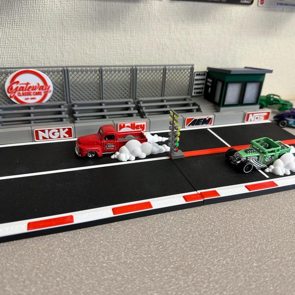 Drag Race Tree Lights - Christmas Tree Desktop Display With LED Lights ...