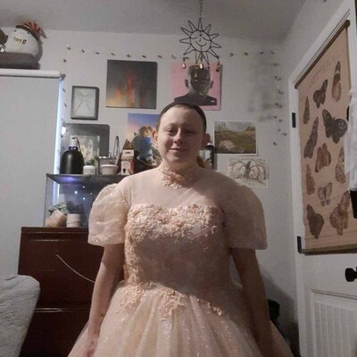 Light Lilac Tulle Beading Illusion V Neck Sexy Prom Dresses LBQ1970