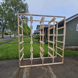 27 Gallon DIY Tote Storage Rack- “black & Yellow Bins” (DIY Plans and E ...