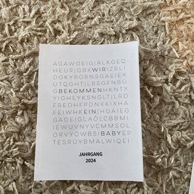 Puzzle „Du Wirst Papa“ – Schwangerschafts-Überraschung Als Puzzle, A4, 70 Teile