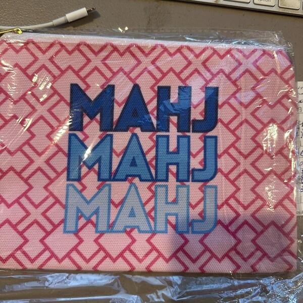 Mahjong scoreboard 2 color combos scalloped dry erase board with