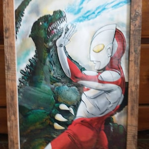 ウルトラマン対ゴジラ - Etsy 日本