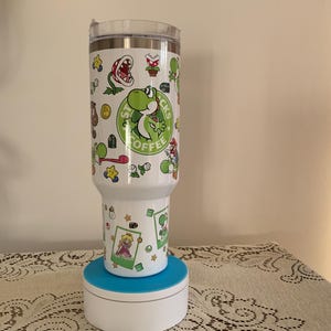 Yoshi Cartoon Tumbler PNG: 40oz Tumbler Sublimation Design