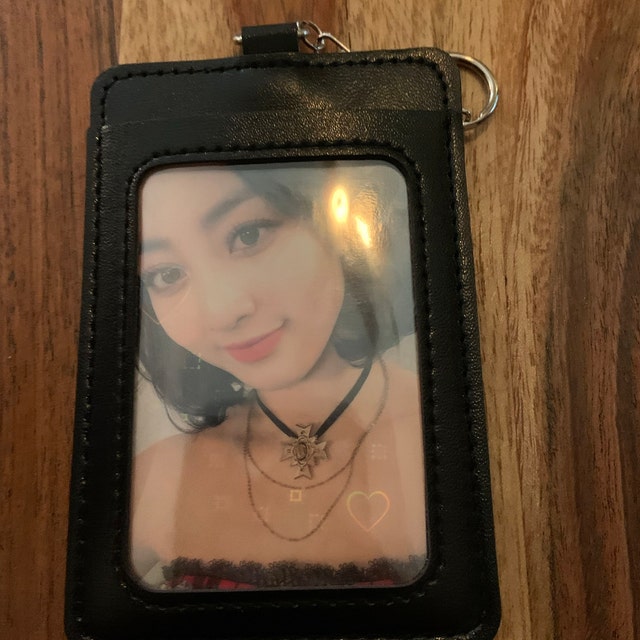 Photocard Leather ID Case Holder Synthetic Leather Case Kpop