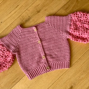 Crochet Pattern Baby or Girls Ballet Cardigan 6 Months to 6 Years - Etsy UK