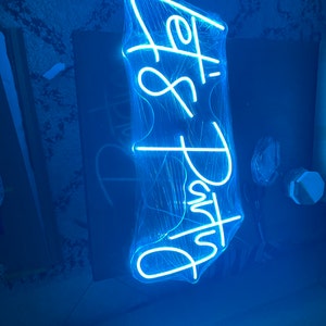 Lets Party Neon Sign Personalized Custom Neon Sign Flex LED - Etsy