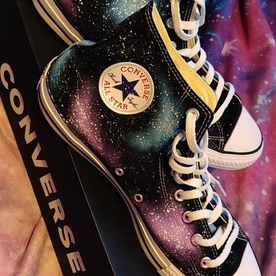 Galaxy Converse, Galaxy Hi Tops, Custom Converse, Nebula Converse ...