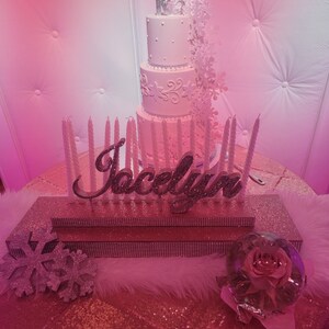 USA Made Sweet 16 Candelabra, Quinceanera & Mitzvah Candle Lighting ...