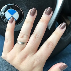 sage polish nail misty mountains iridescent