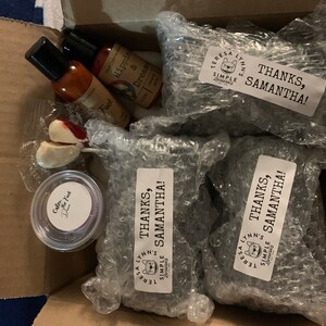 Samantha added a photo of their purchase