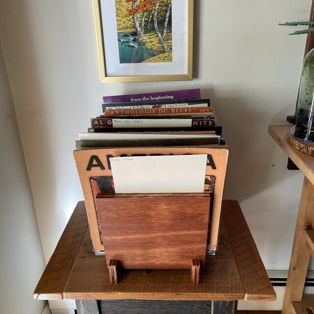 Vinyl Record Flip Rack Storage Display - Etsy Canada