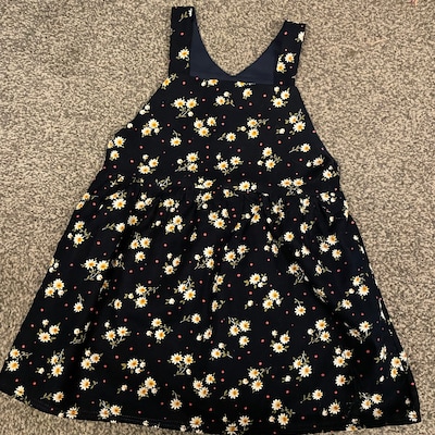 Pinafore Dress Sewing Pattern PDF, Dungaree Skirt, Girl Dress Pattern ...