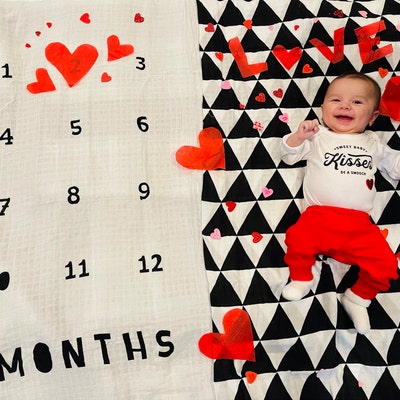 Newborn Boy Valentines Outfit. Kissing Booth Coming Home Outfit ...